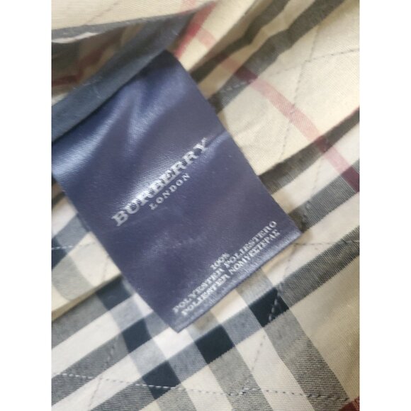 Burberry London Corduroy Collar Vintage Quilted Jacket Women's Size Medium - Picture 6 of 16